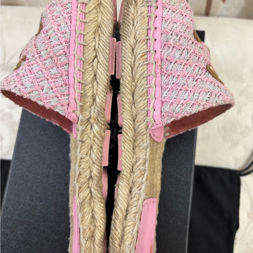 Chanel Espadrille Slides View 4